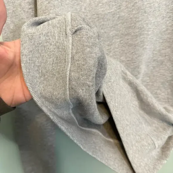 Italia Independent Sweatshirt Mens Medium Gray Melange Crew Neck Pullover NWT - Picture 9 of 9